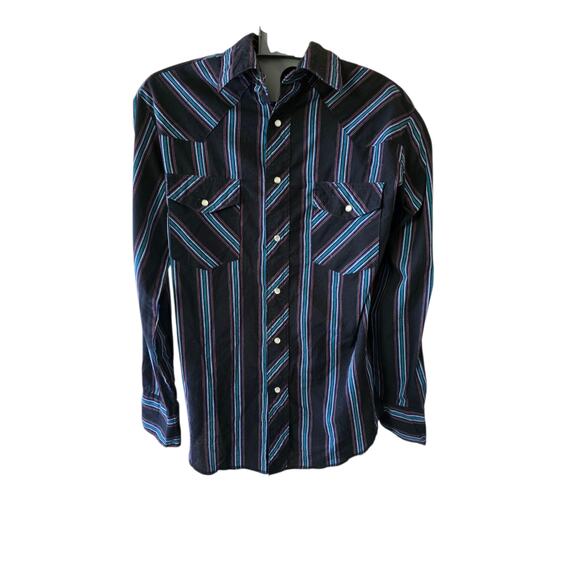 Wrangler Western Women's Size S Pearl Button Snap Up Front Pockets - Picture 1 of 7